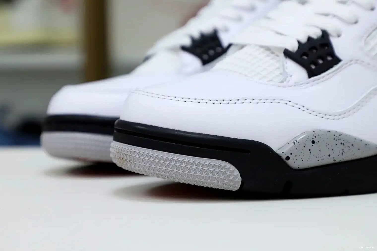 4 Air Retro Cement Jordan White Kimikick 0601